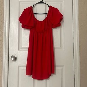 See you Monday size small dress/ can wear with sleeps up or down!